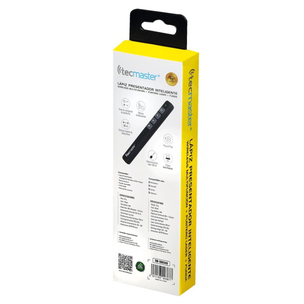 Presentador Puntero Laser Diapositivas Powerpoint Ppt Tecmaster image number 3.0
