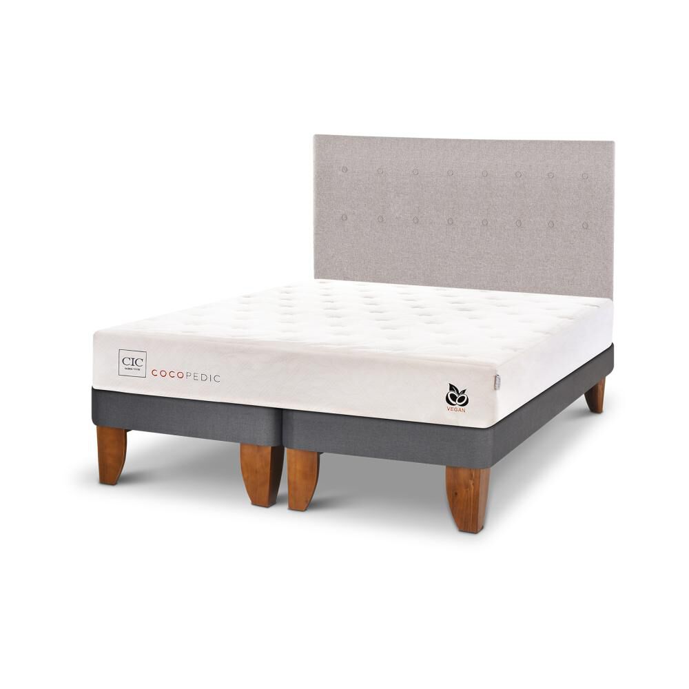 Cama Europea Cic Cocopedic / King / Base Dividida + Respaldo image number 1.0