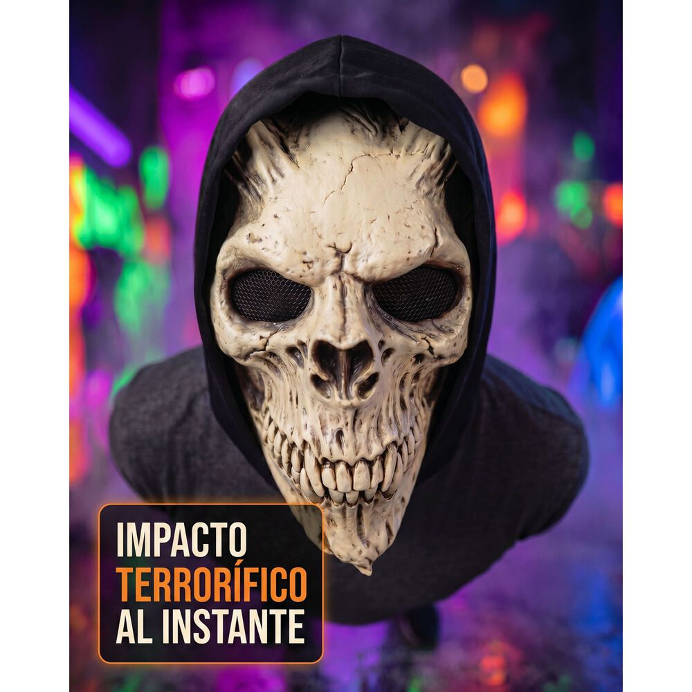 Mascara Calavera De Terror Realista Halloween image number 8.0
