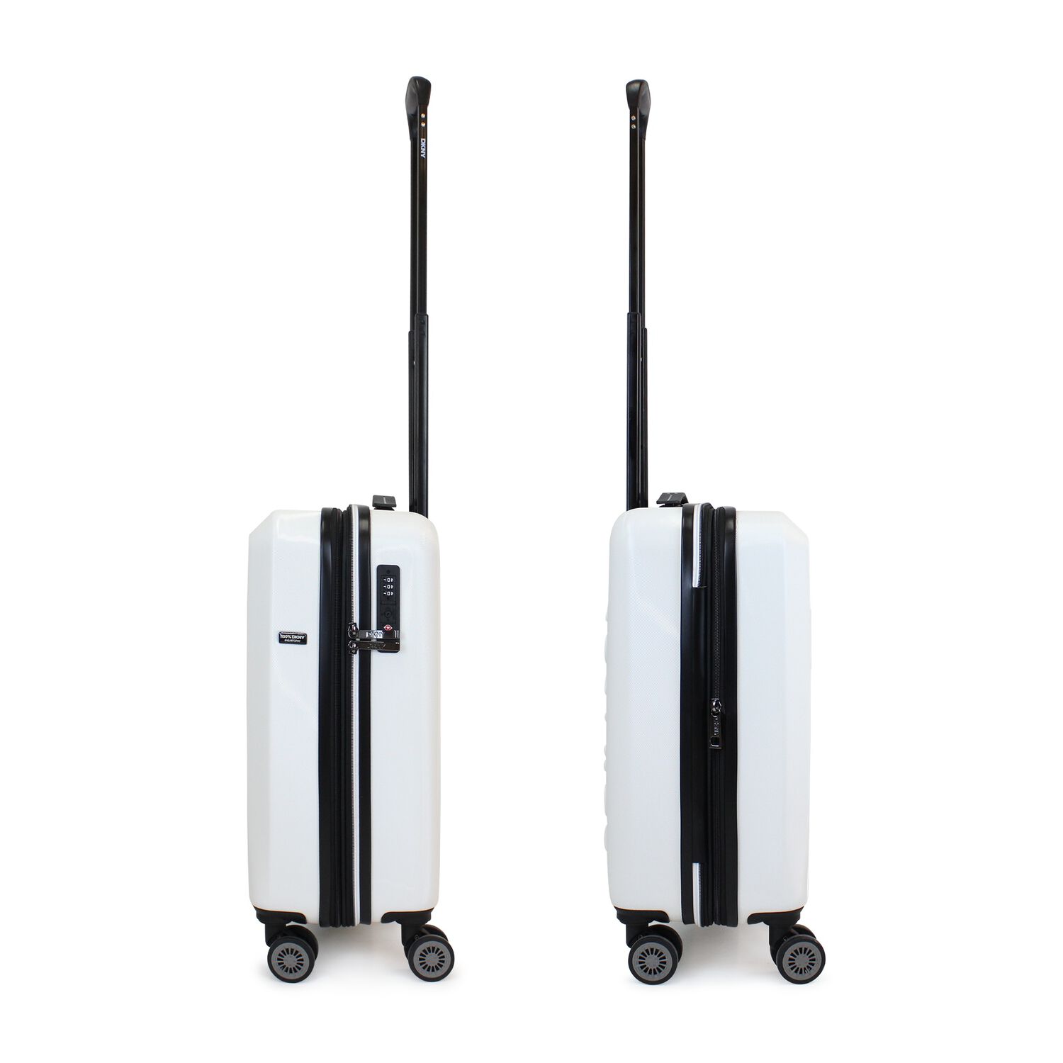 Pack 2 Maletas Donna Karan Luxe S 10kg + L 23kg Blanco Dkny image number 2.0