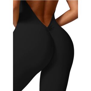 Enterito Push Up Corte V Sin Manga Con Cierre