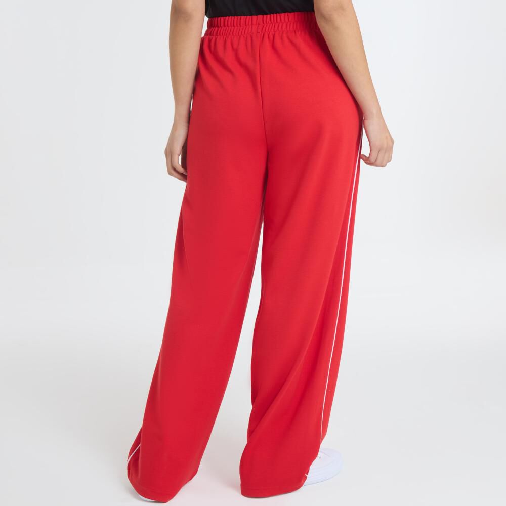 Pantalón De Buzo Stripe Tiro Medio Regular Mujer Freedom image number 3.0