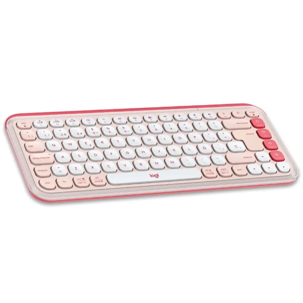 Kit Logitech Pop Icon Teclado + Mouse Inalámbrico Bt Rosa image number 2.0