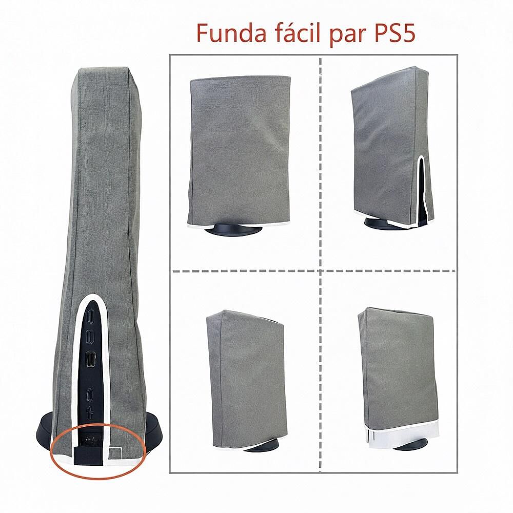 Funda A Prueba De Polvo Para Ps5, Vertical Y Horizontal image number 1.0