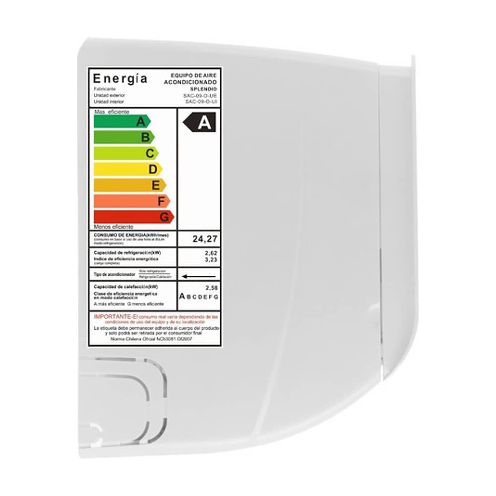 Aire Acondicionado Split 12000 Btu Inverter Splendid image number 14.0