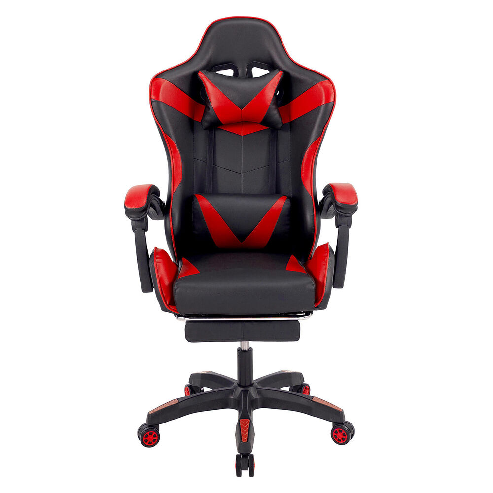 Silla Gamer Oficina Ajustable Y Reclinable Roja image number 0.0