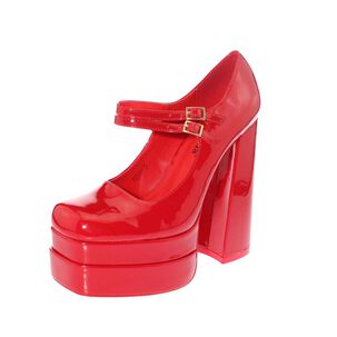 Zapato Terraplen Rojo Andarina Art. 57205h5red