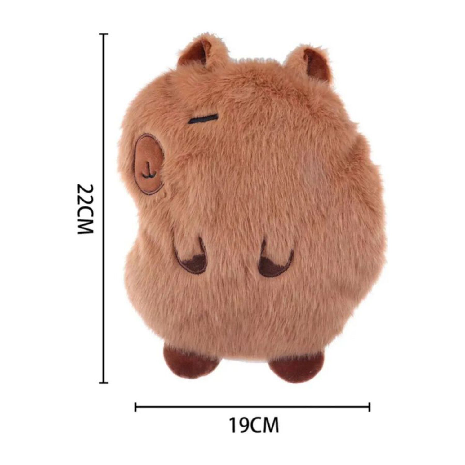 Guatero Bolsa Agua Caliente Capibara Kawaii Peluche Suave 300ml image number 2.0