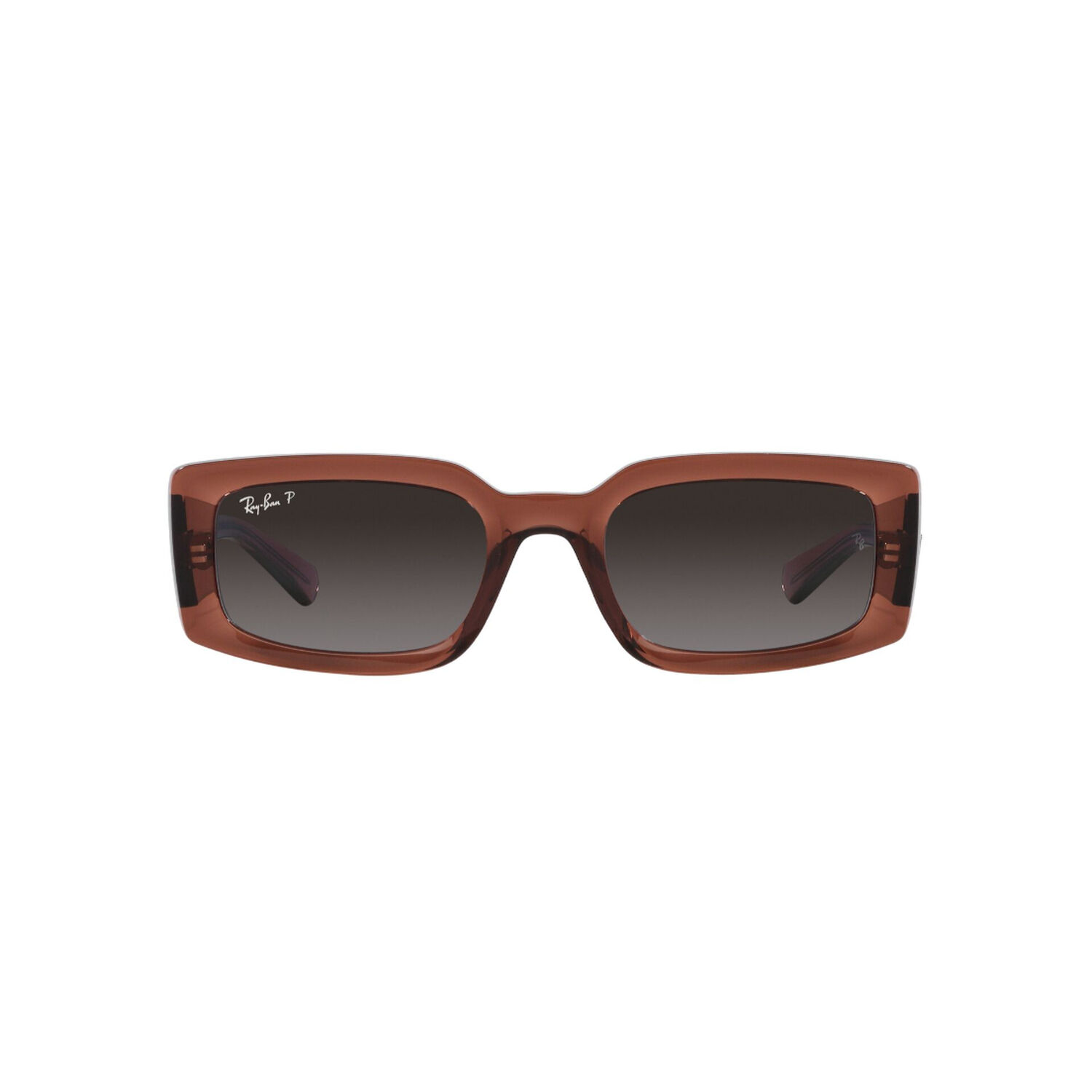 Lentes De Sol Kiliane Transparent Brown Polarizados Bio-based Sustentable Ray-ban image number 0.0