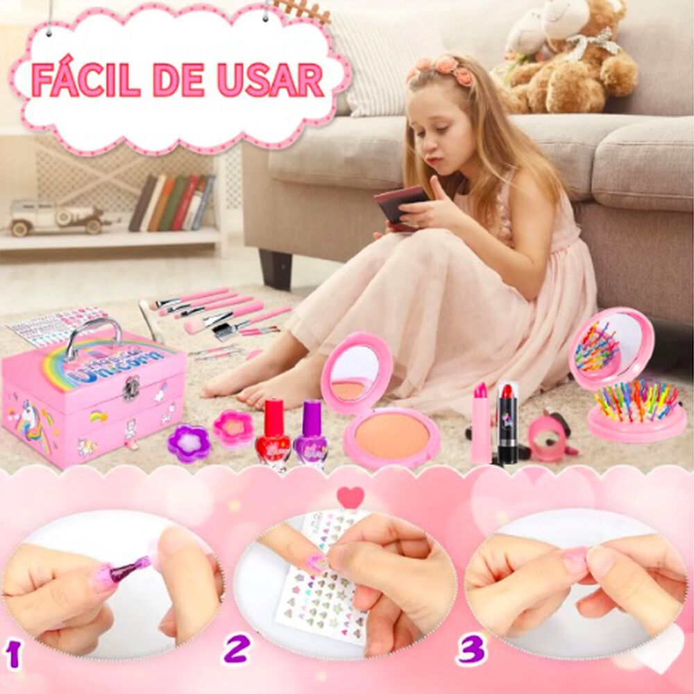 Cosm&eacute;tico Para Ni&ntilde;os Set image number 2.0