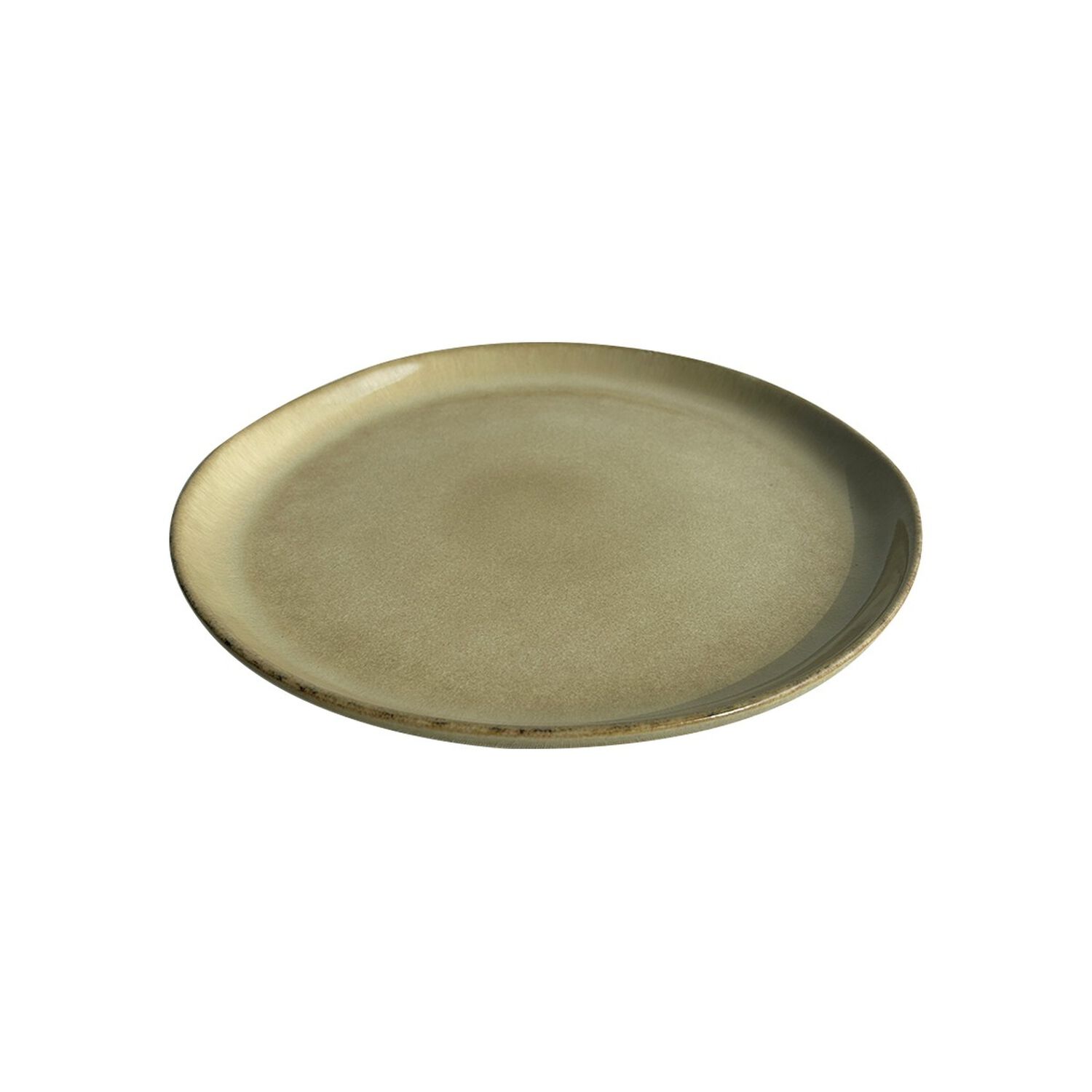 Set De 6 Plato Redondo Ceramica 26 Cm Beige Linea Ekos image number 2.0