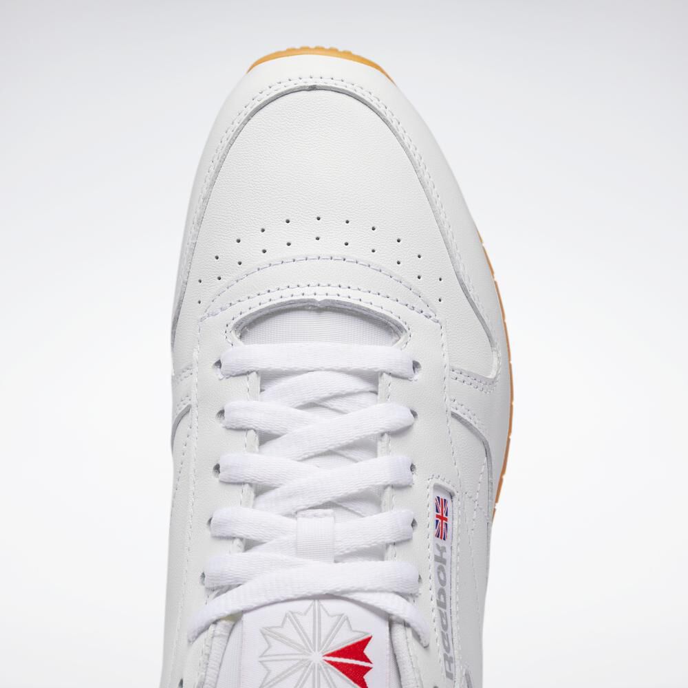 Zapatilla Urbana Hombre Reebok Classic Leather Blanco image number 5.0