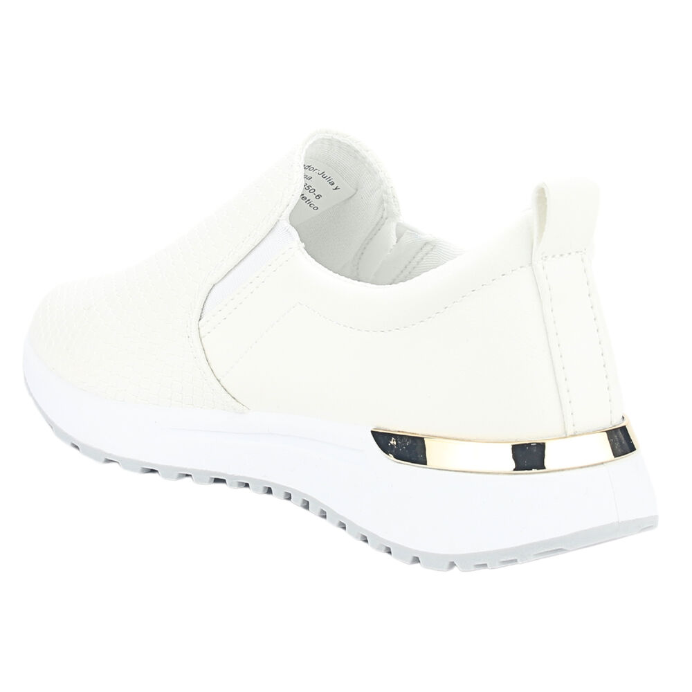 Zapatilla Chalada Mujer Fly-2 Blanco Urbano image number 3.0