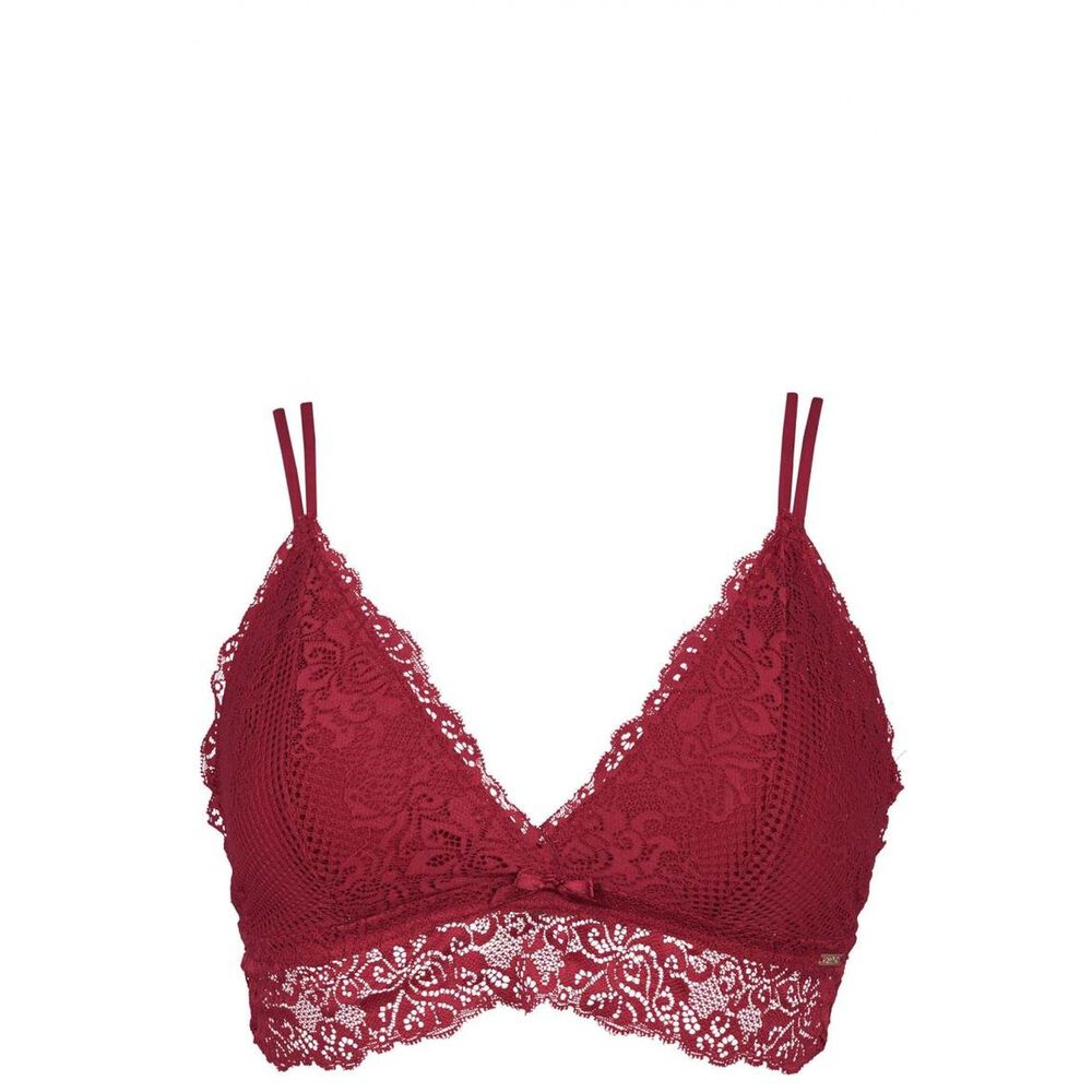 Bralette Sin Copas Ni Aros Rojo 2rios image number 3.0