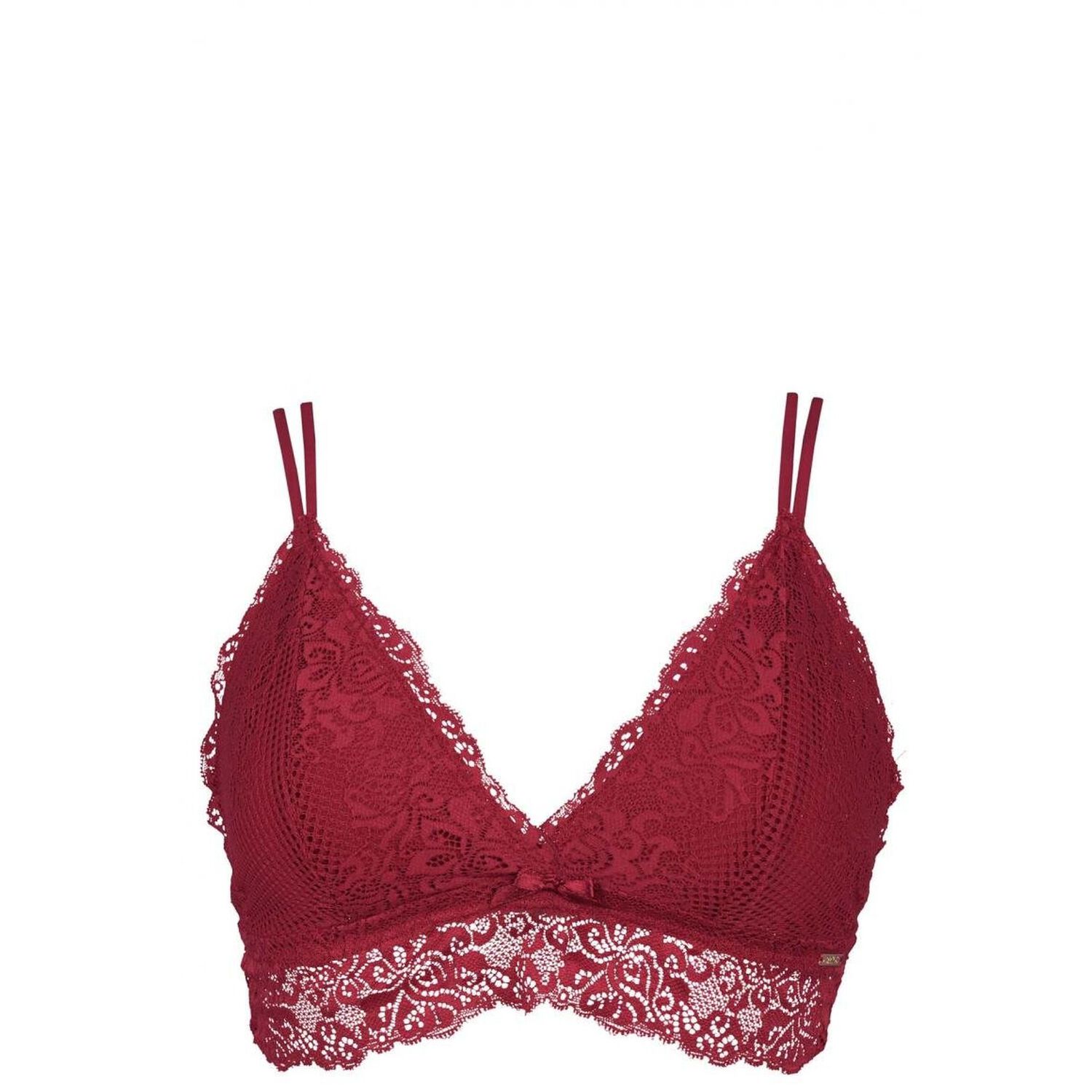Bralette Sin Copas Ni Aros Rojo 2rios image number 3.0