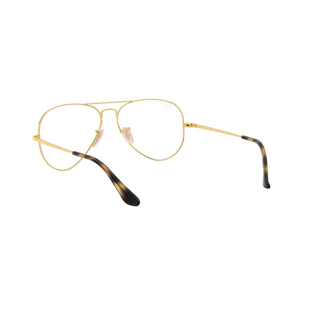 Lentes Ópticos Aviator Dorado Ray-ban Optical image number 5.0