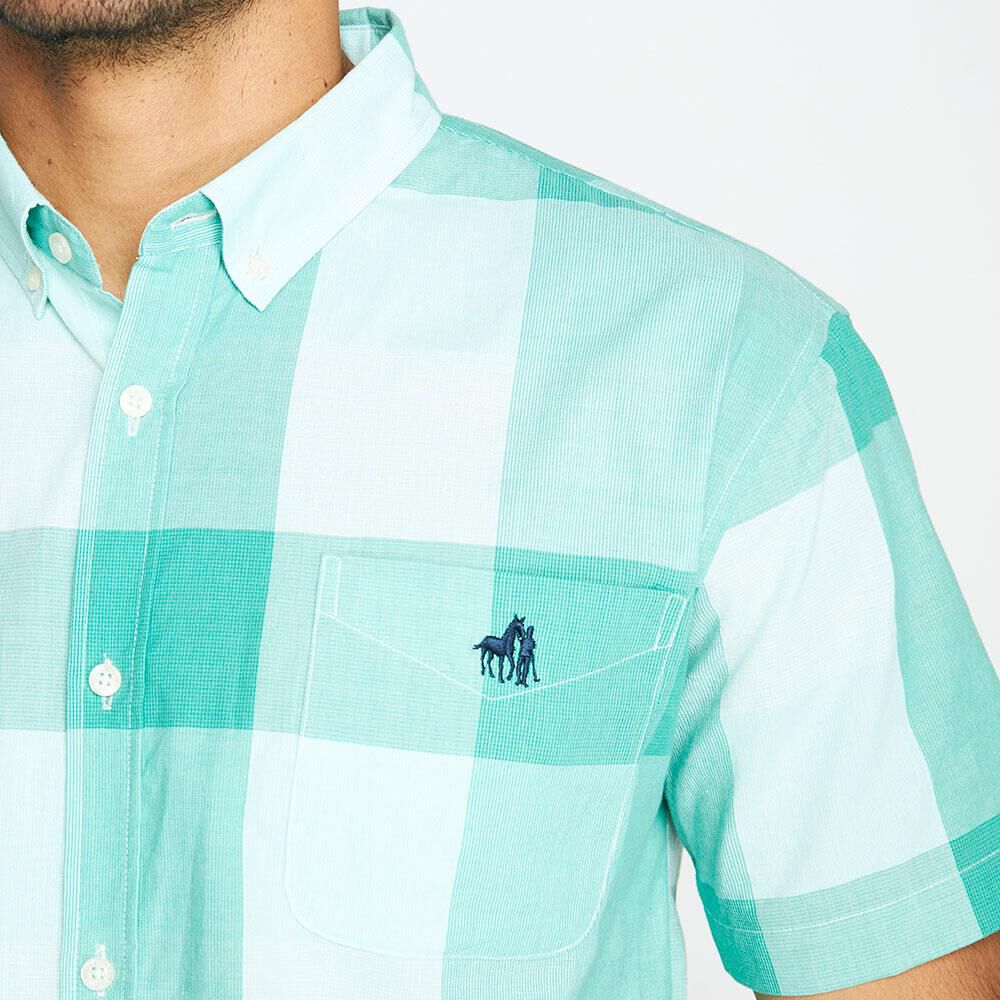 Camisa Puntos Manga Corta Hombre The King's Polo Club image number 3.0