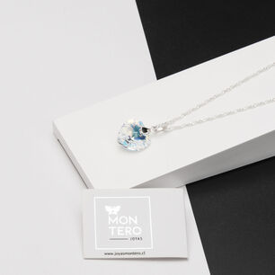 Collar Gran Romance Cristales Genuinos Aurora Boreal