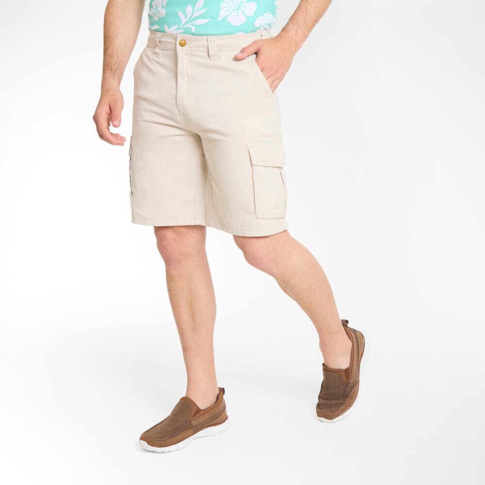 Bermuda Cargo Tiro Medio Regular Hombre Peroe image number 2.0