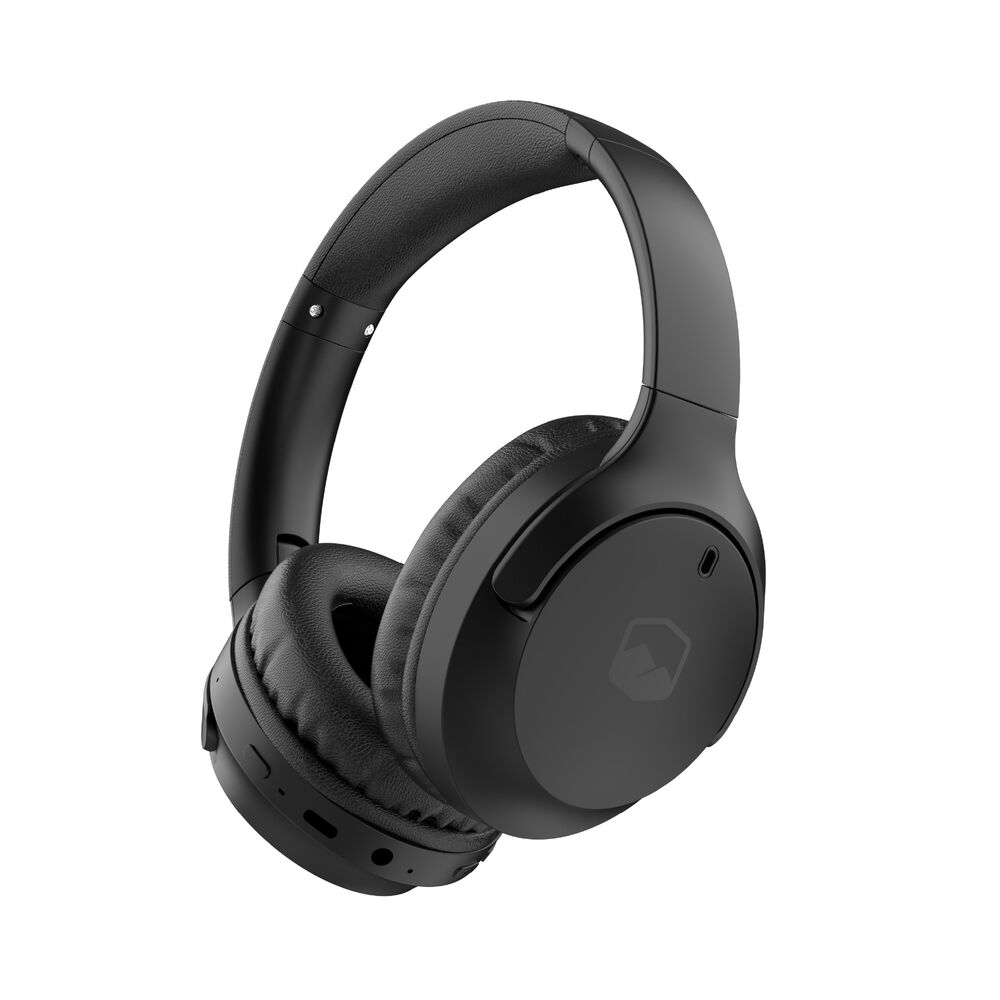 Audifonos Bluetooth Inalambricos Over Ear Wavepro Black image number 0.0