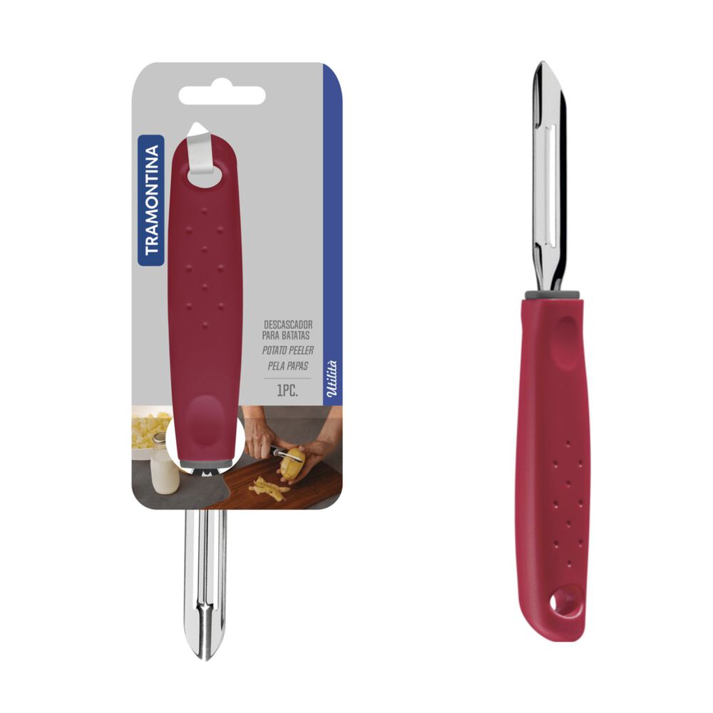 Pelador De Verduras Y Frutas Tramontina Acero Inoxidable Utilit image number 0.0