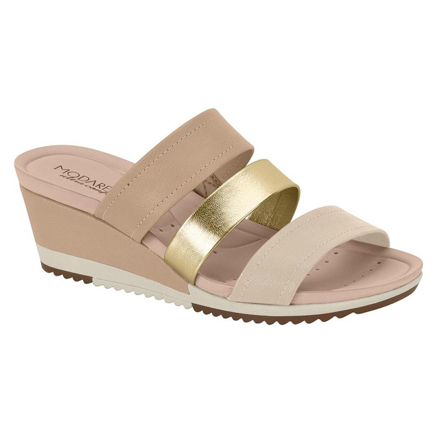 Sandalia Mujer Modare Beige image number 0.0