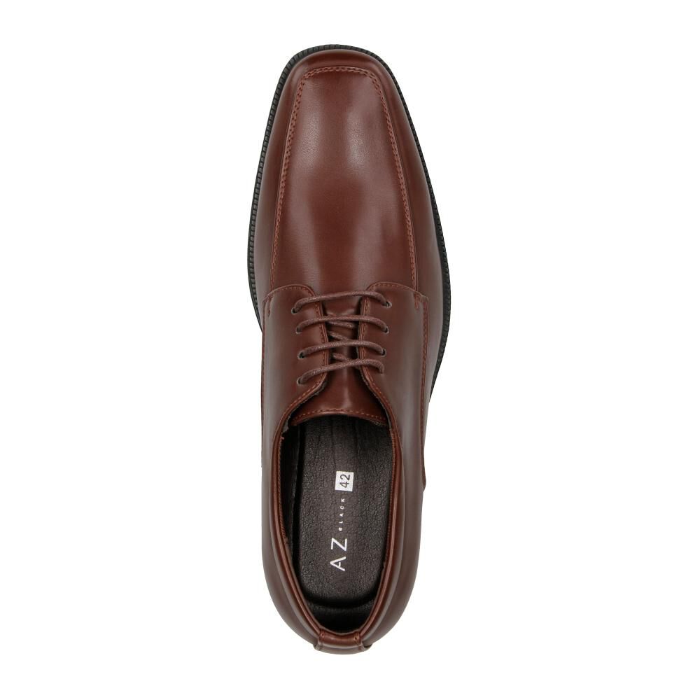 Zapato De Vestir Hombre Az Black Brown image number 4.0