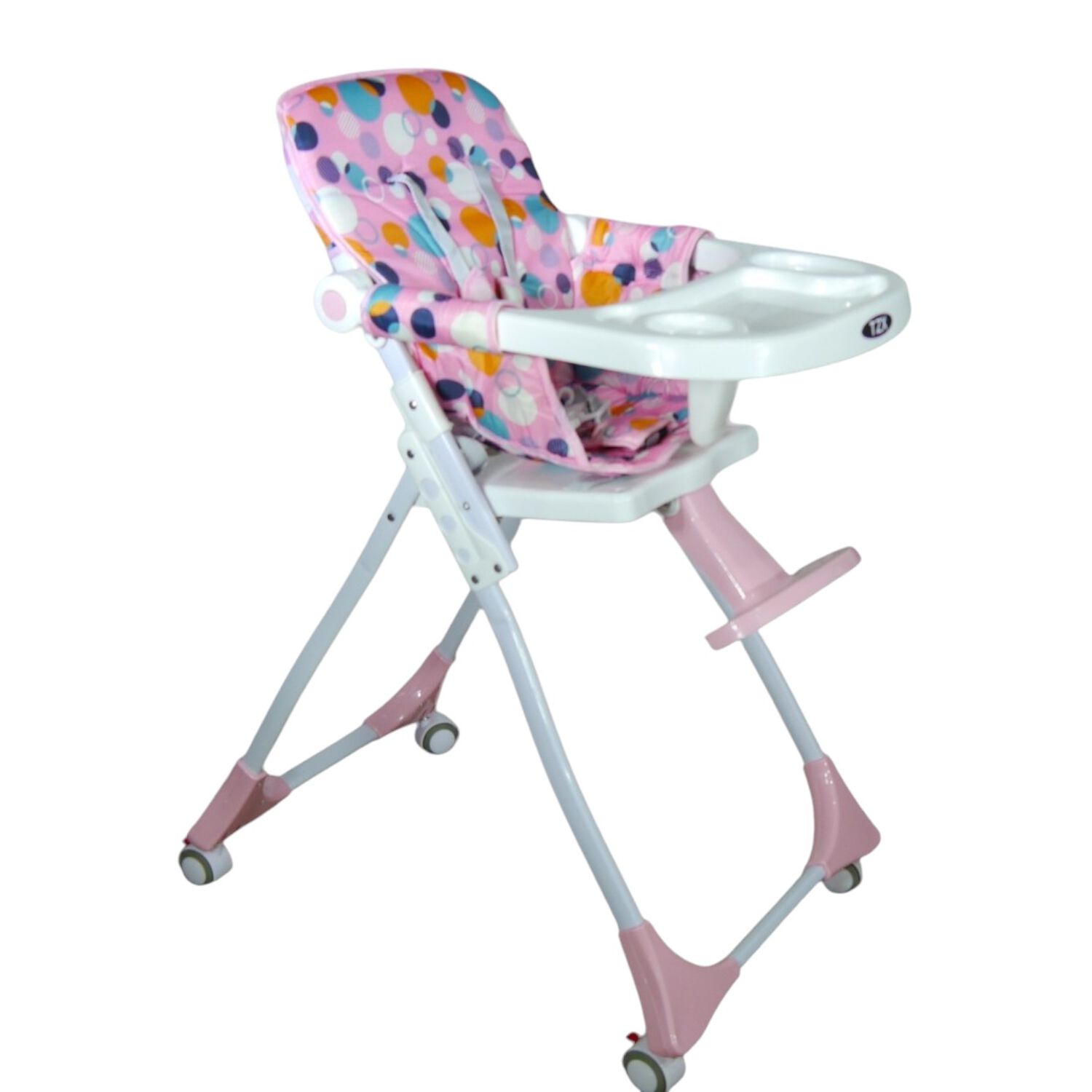 Silla De Comer Plegable Rosada image number 0.0
