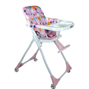 Silla De Comer Plegable Rosada
