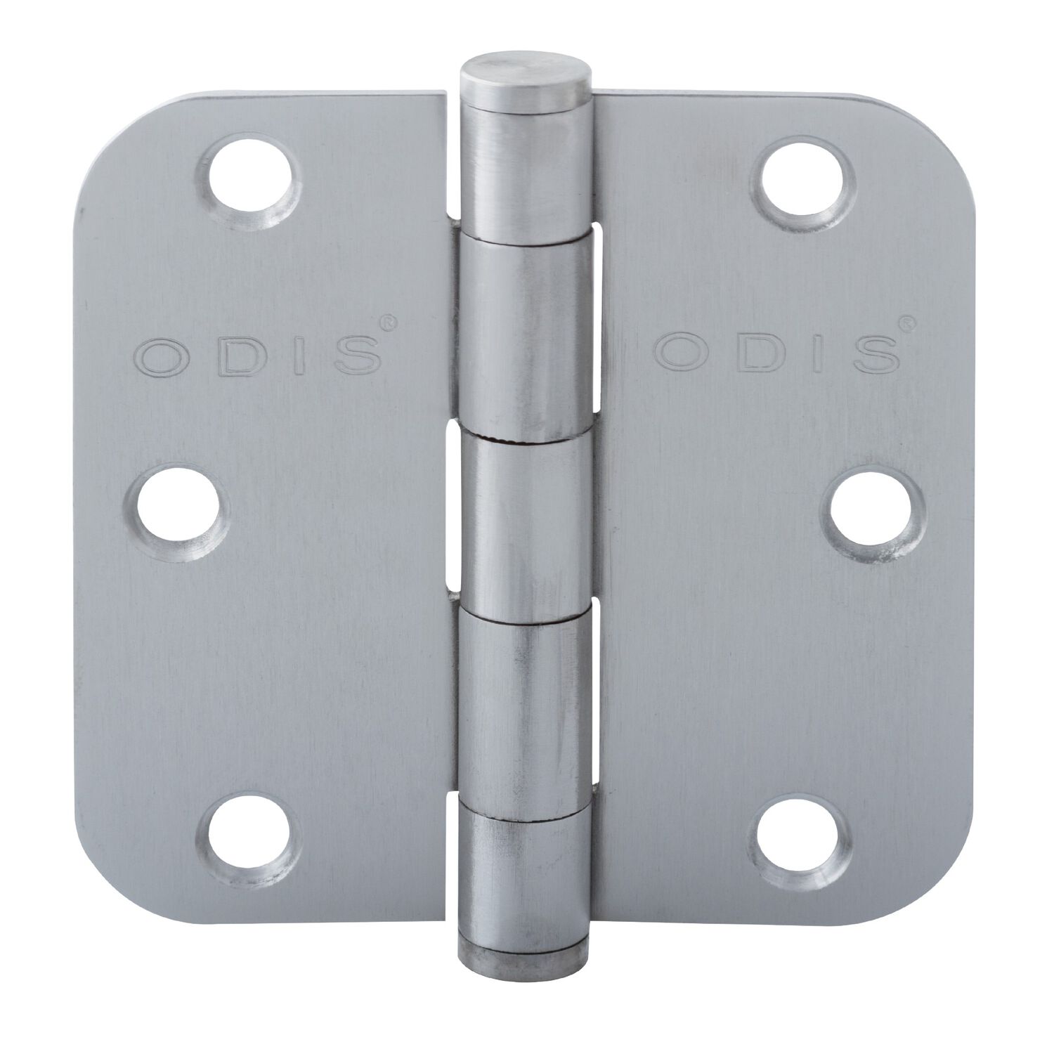 Pack 2 Bisagras Acero Odis 3&rdquo;&times;3&rdquo;&times;2,0mm Canto Redondo - Plata image number 4.0