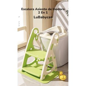 Asiento Adaptador Escalera Inodoro Ni&ntilde;os Rosado Lubabycas