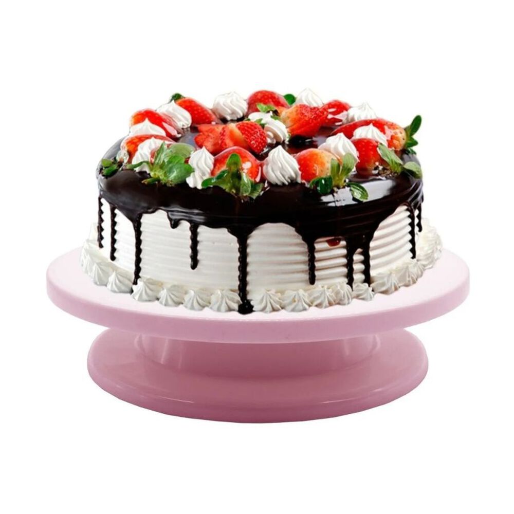 Base Giratoria Decorar Pastel Reposteria Fondant Color Rosa image number 3.0