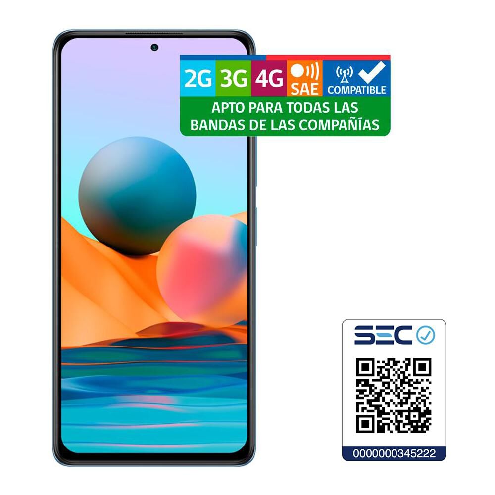 Smartphone Xiaomi Redmi Note 10 Pro Azul / 128 Gb / Liberado image number 10.0
