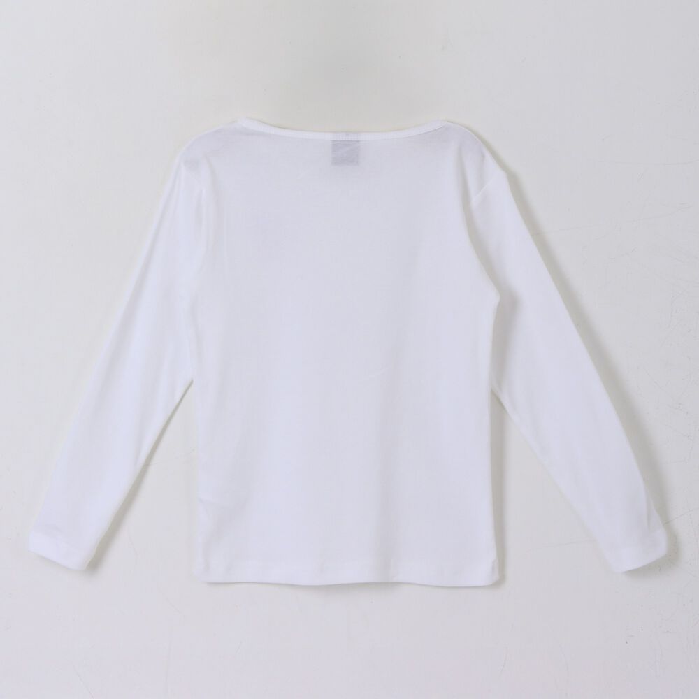 Bipack Camiseta Escolar Ni&ntilde;a Manga Larga Blanco Minnie image number 2.0