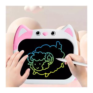 Pantalla Lcd Magic Board Tablet Lapiz Marco Gato Niños