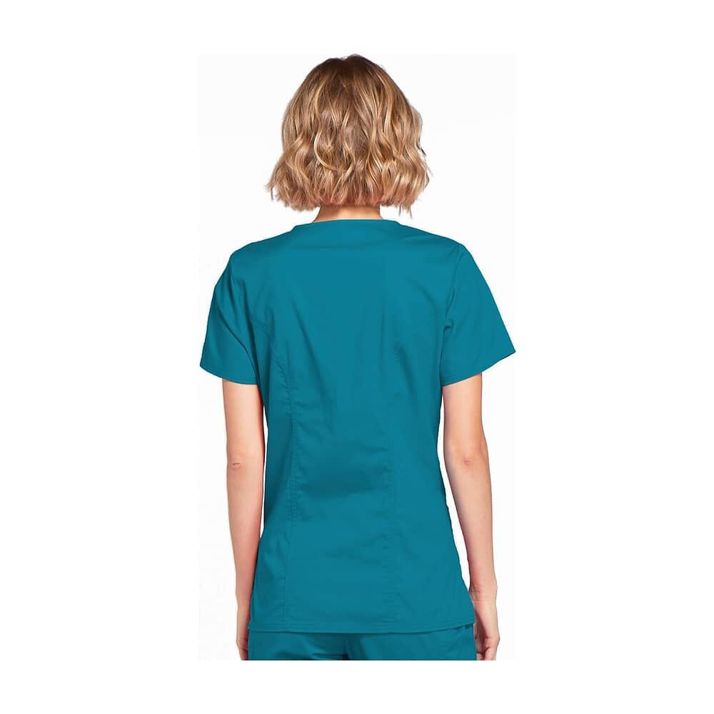 Conjunto Polera Y Pantal&oacute;n Clinico Cherokee Caribbean Blue image number 4.0