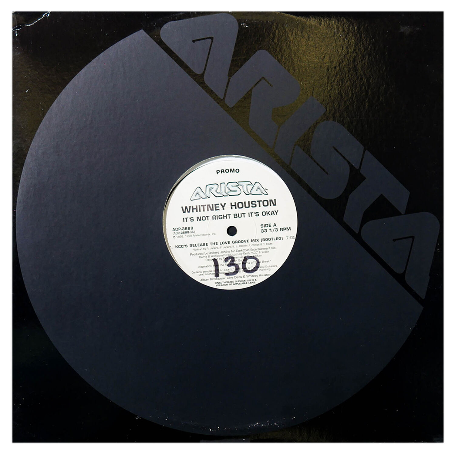 Whitney Houston - It's Not Right But It's Ok (groove Mixes) | 12" Maxi Single Usado image number 0.0