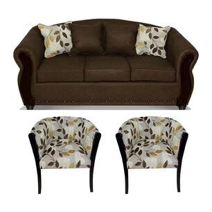 Juego De Living Elegant Detail Bartulcci / 5 Cuerpos