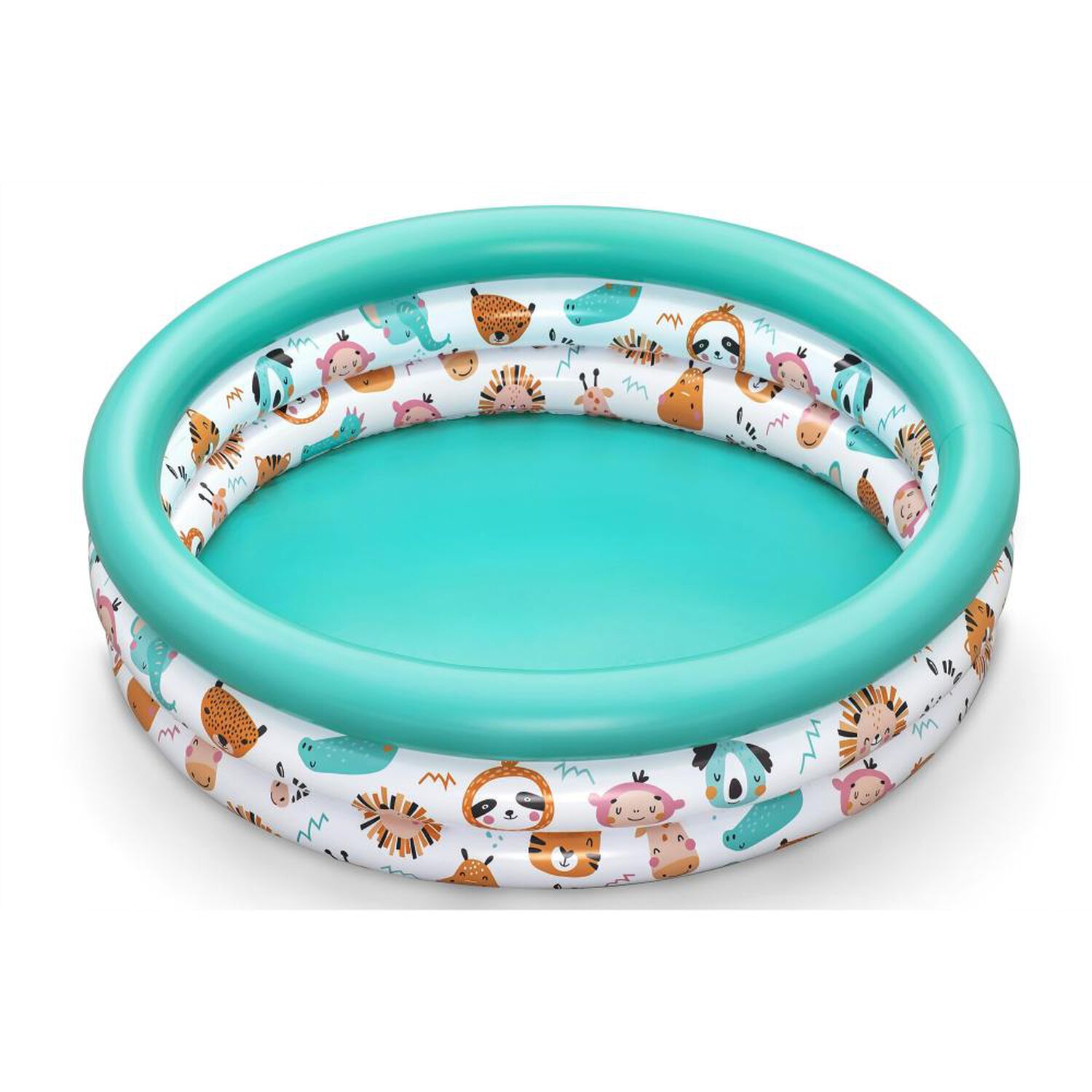 Piscina Infantil Inflable Bestway Triple Ring Safari Pals De 1,02 M X 25 Cm image number 2.0