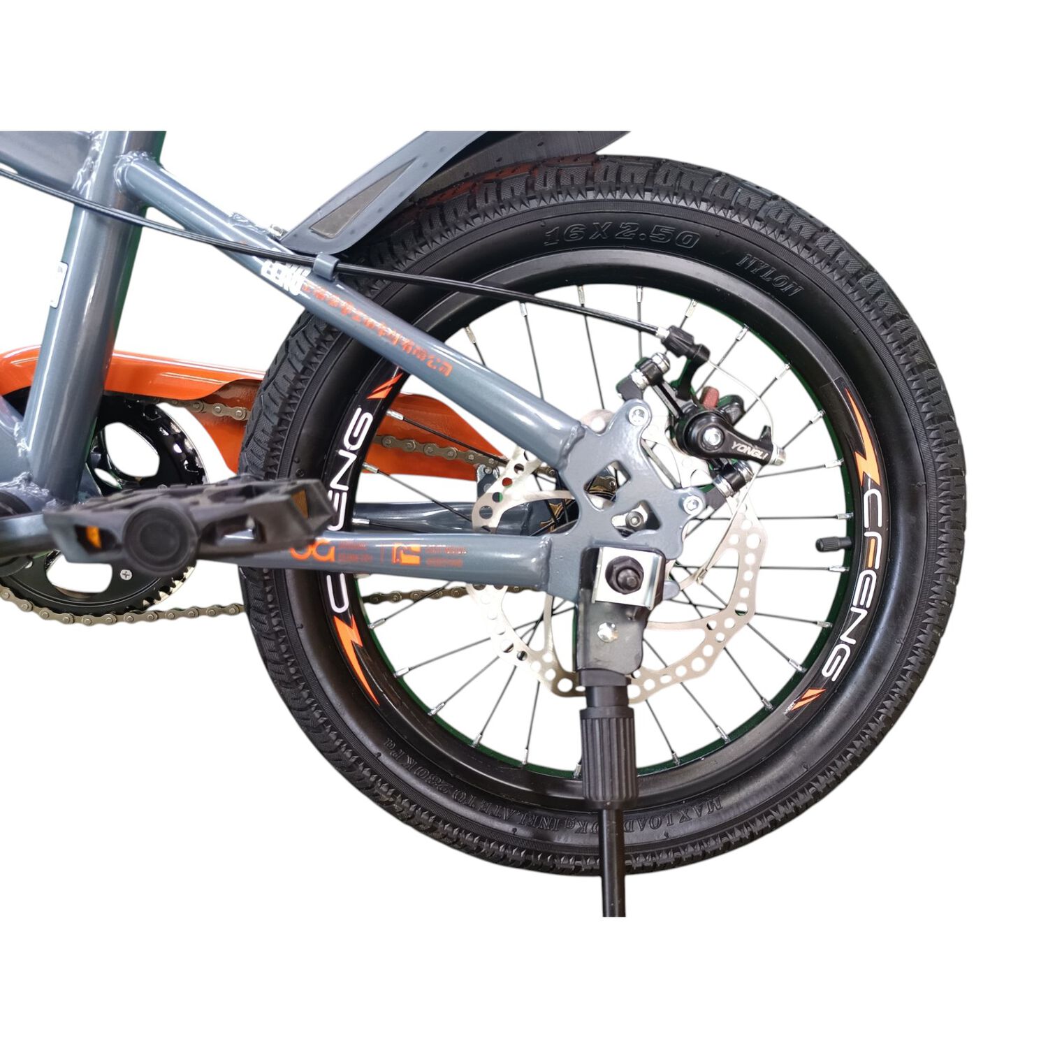 Bicicleta Aro 16 Cfbike Gris Naranjo image number 5.0