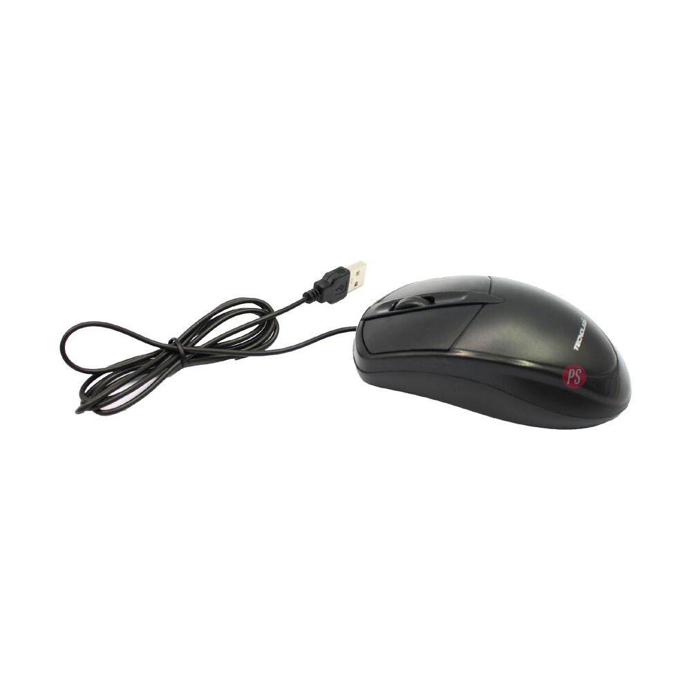 Kit Teclado Y Mouse Con Cable Usb Color Negro - Ps image number 1.0
