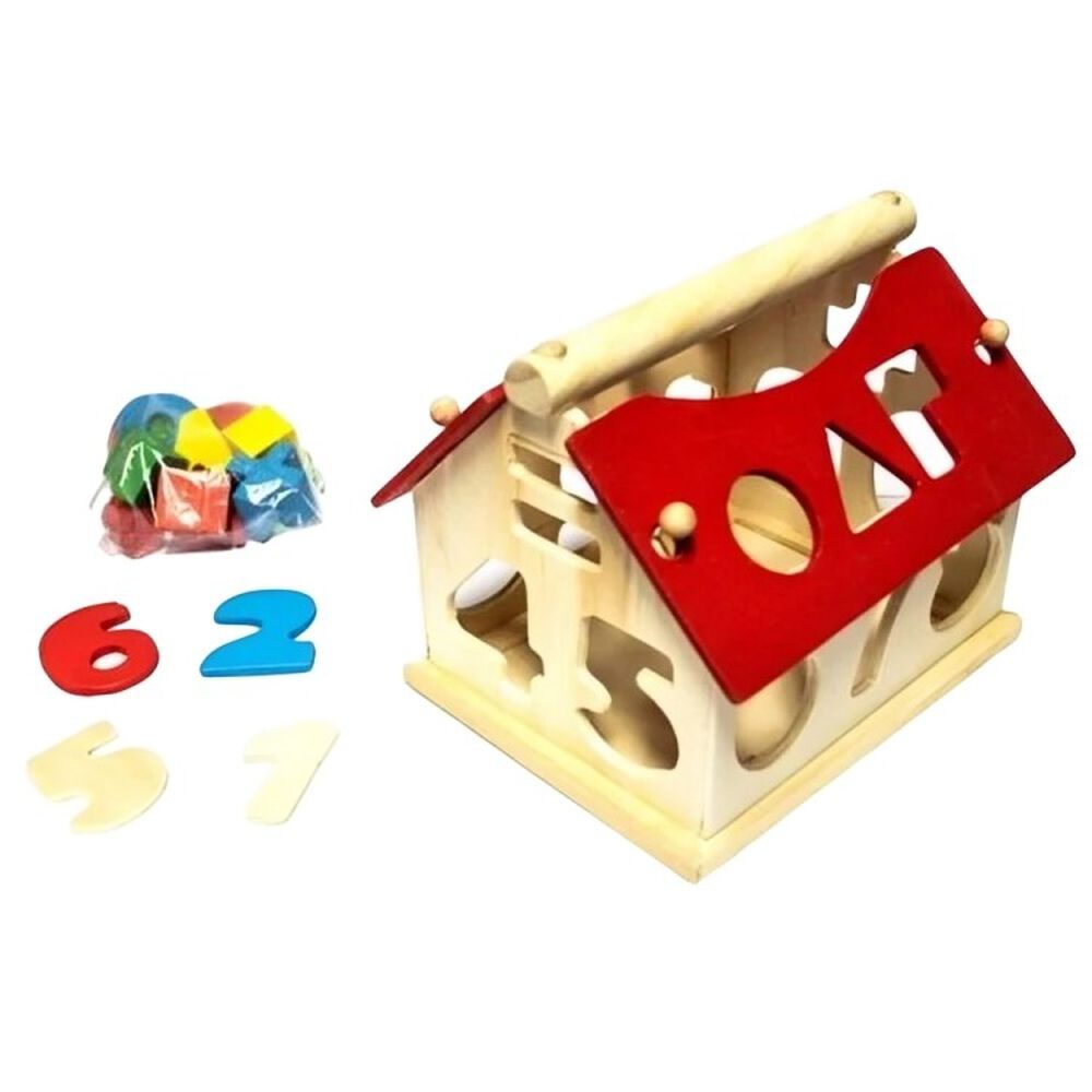 Casa De Encaje De Madera Números Juego Didáctico Para Niños image number 0.0