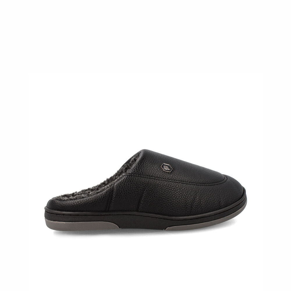 Pantufla Hombre Bata Rogers Negro image number 0.0