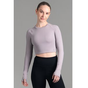 Ultimate Top Ml Sport Mujer Raglan Cool Gray - Xs