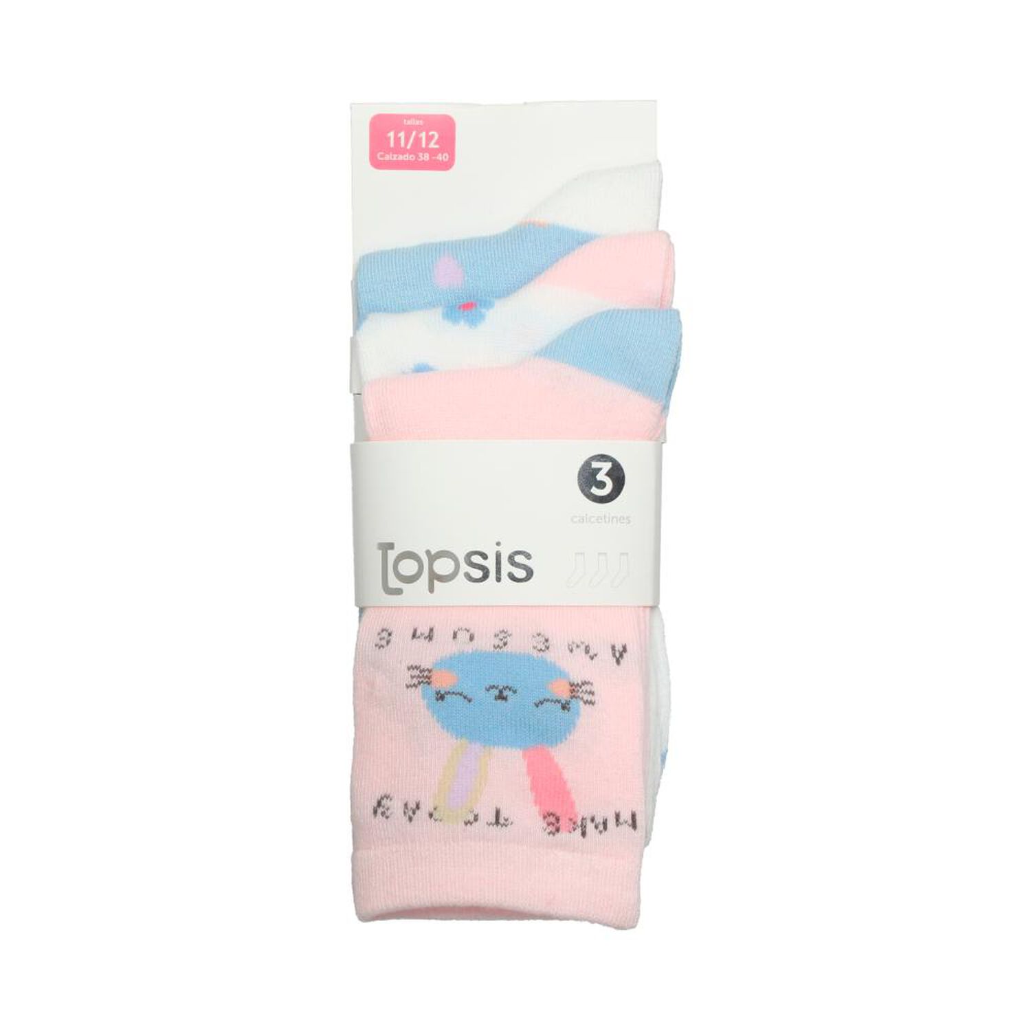Calcetines Topsis / 3 Pares image number 1.0