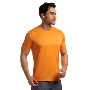 Polera Essential Manga Corta Naranja Hombre