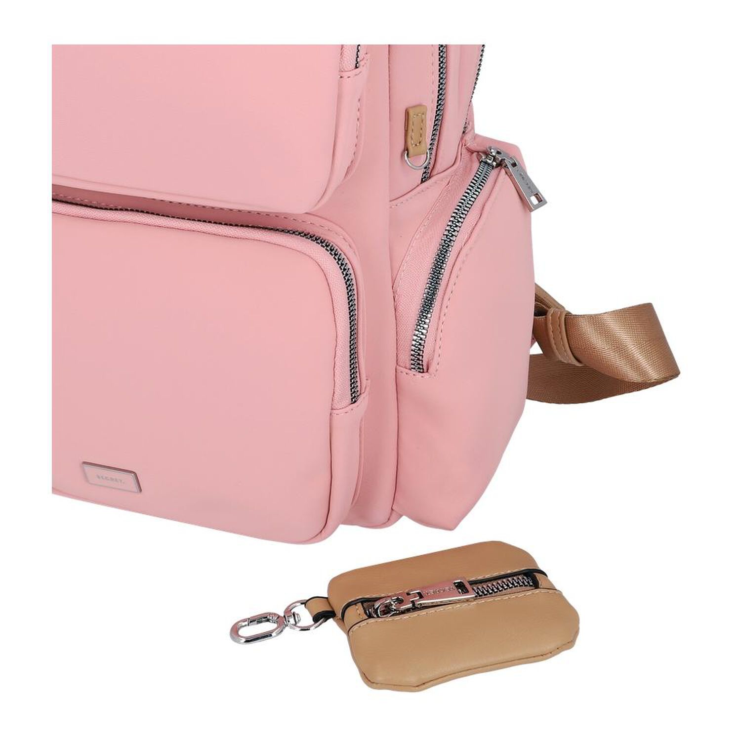 Mochila Secret Orlando St6 M Rosado image number 5.0