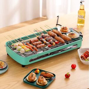 Asador Parrillera Eléctrico Doble Nivel 1500w Churrasquera Portátil