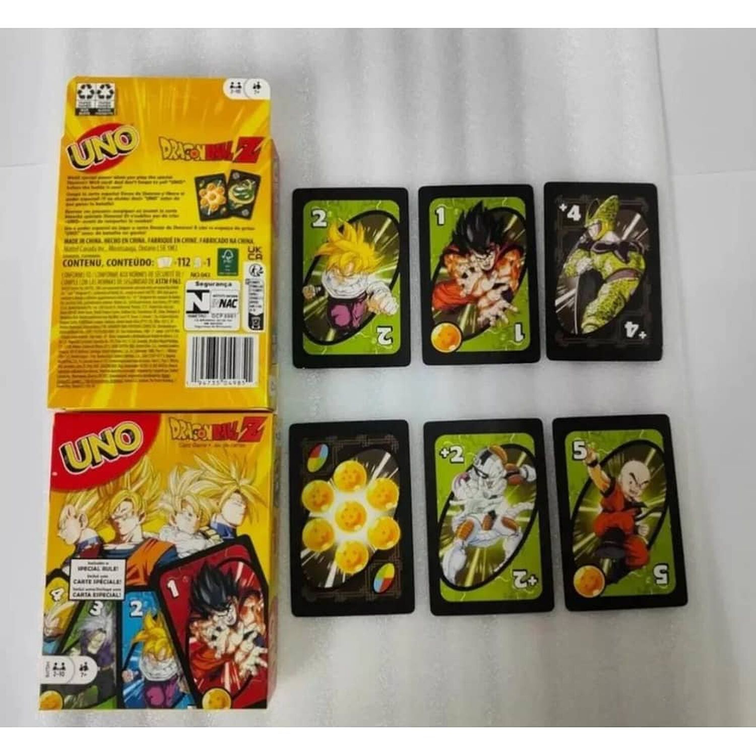 Cartas Uno Dragon Ball Z image number 1.0
