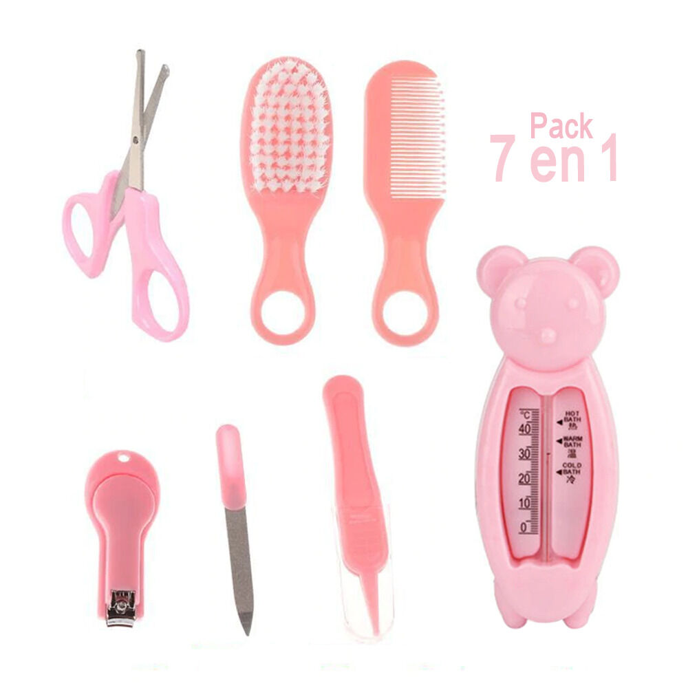 Set Manicure Cuidados Bebe 7 En 1 Cortauñas Peine Termometro image number 0.0